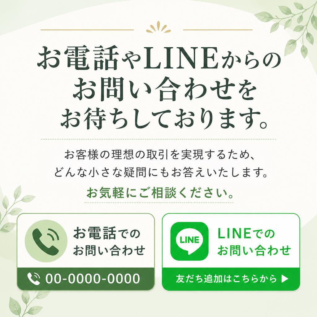 まずはお気軽にお問い合わせを！